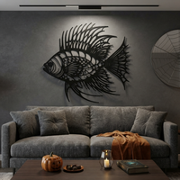 Majestic Fish Metal Wall Art