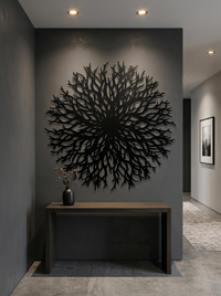 Abstract Tree of Life Wall Decor for Fireplace