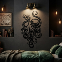 Octopus Metal Wall Art