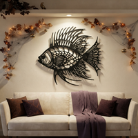 Majestic Fish Metal Wall Art