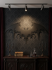 Majestic Bat Metal Wall Art