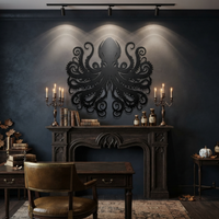 Ocean Monster Metal Wall Art