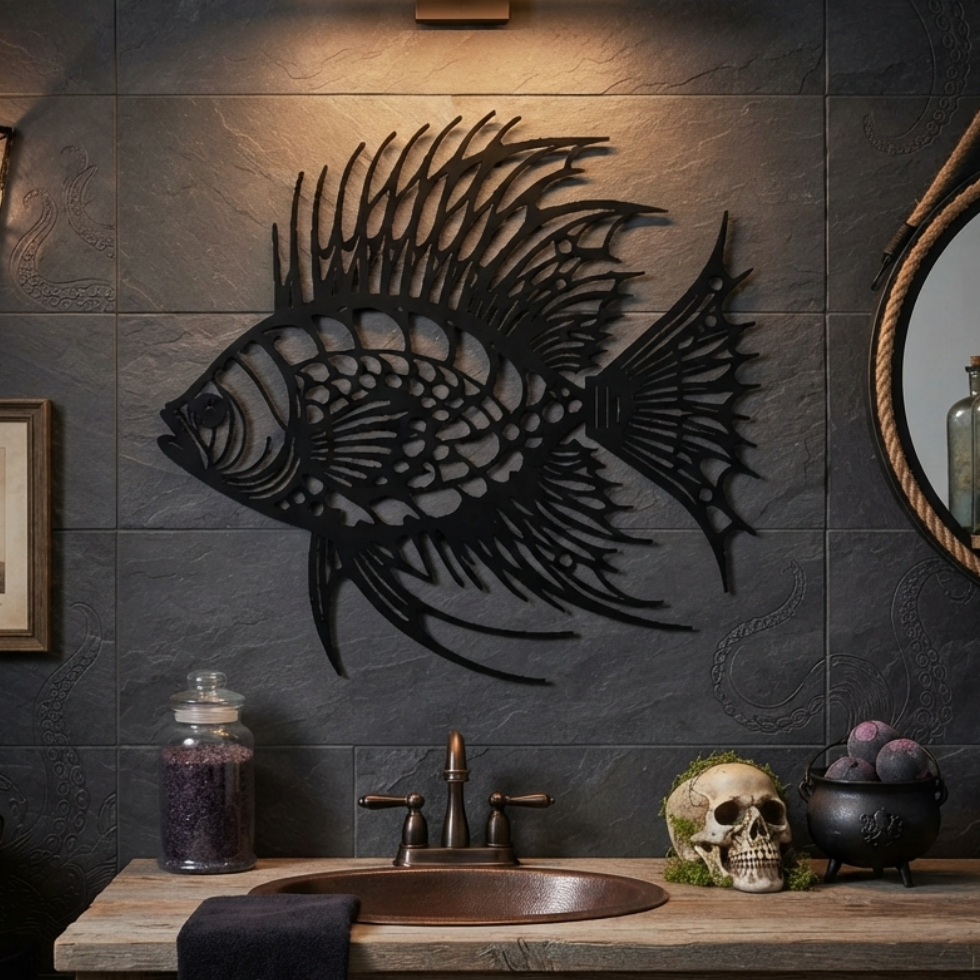 Majestic Fish Metal Wall Art
