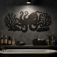 Octopus Metal Wall Decor