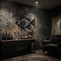 Majestic Fish Metal Wall Art